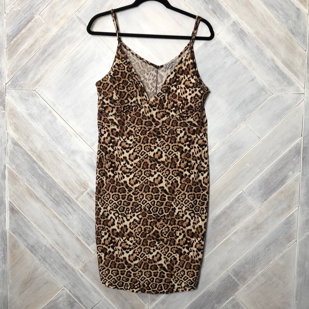 Leopard Print Cotton Dress